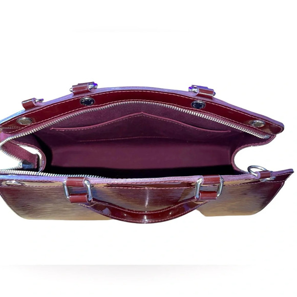 Auth. Louis Vuitton 2011 Bordeaux Electric Epi Brea MM Bag (COA) - Picture 12 of 16